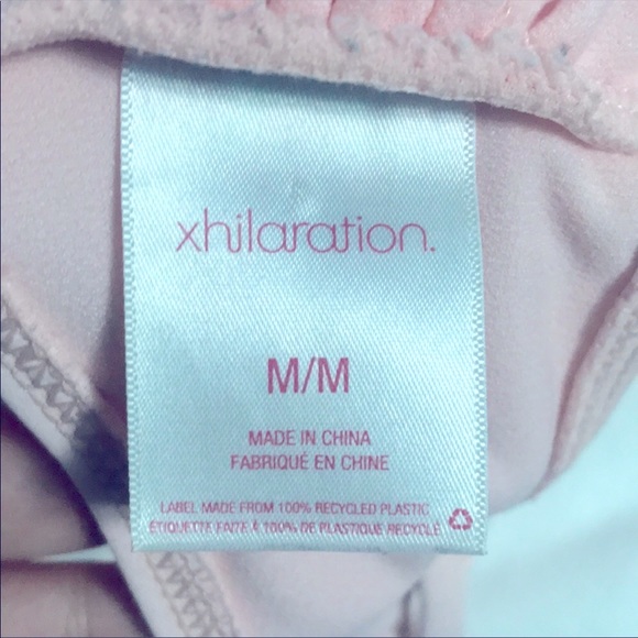 Xhilaration Peach Flounce Strappy Bikini Top - Picture 6 of 6